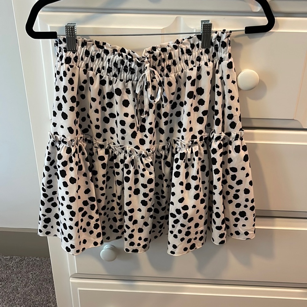 Dalmatian Print Skirt